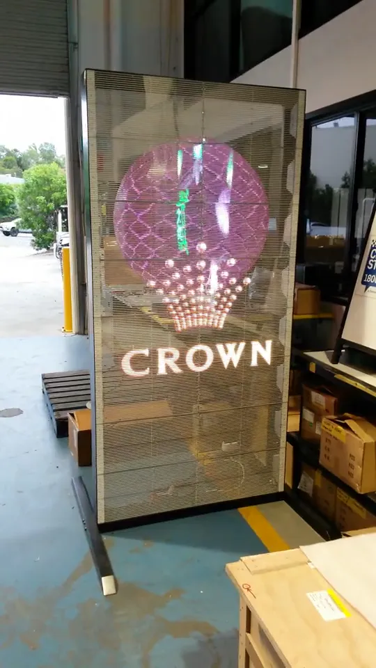 LED Transparente, Crown Perth, Austrália
